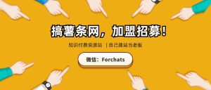 知识付费资源网站加盟，自己当老板，每月躺赚入5000+（优惠中，名额有限）-路子网