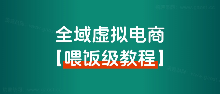 【喂饭级教程】全域虚拟电商实操手册，年赚百万项目背后的秘密！-路子网