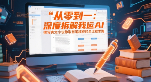 从零到一：深度拆解我运用AI撰写爽文小说挣取首笔稿费的全流程思路-路子网