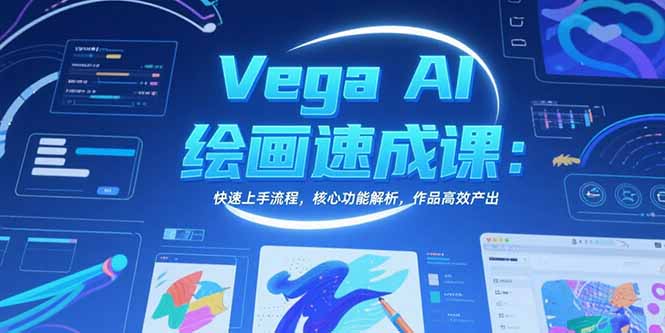 Vega AI绘画速成课：快速上手流程，核心功能解析，作品高效产出-路子网
