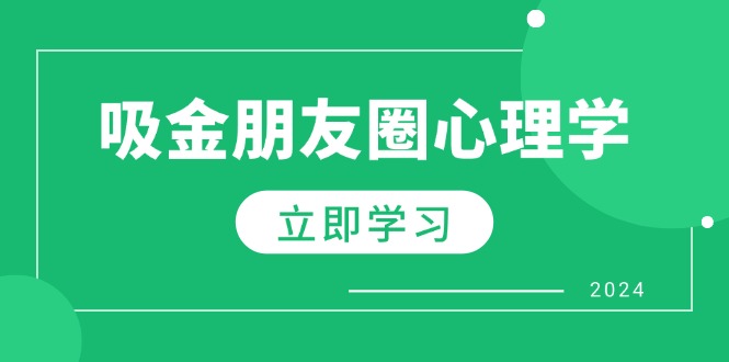 朋友圈吸金心理学：揭秘心理学原理，增加业绩，打造个人IP与行业权威-路子网