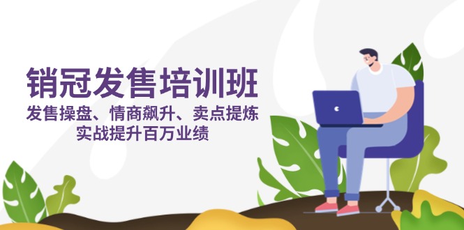 销冠 发售培训班：发售 操盘+情商 飙升+卖点 提炼，实战提升百万业绩-路子网