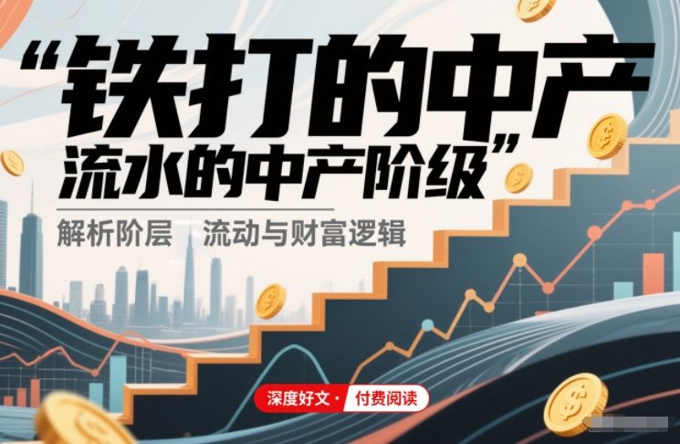 付费文章：铁打的中产，流水的中产阶级-路子网