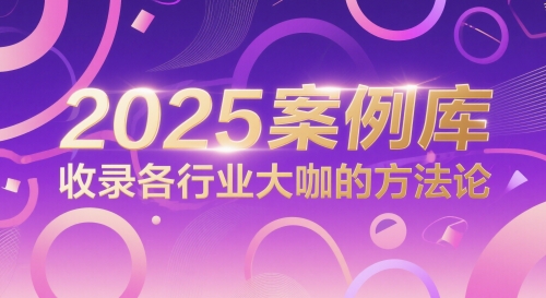 2025案例库，收录各行业大咖的方法论-路子网