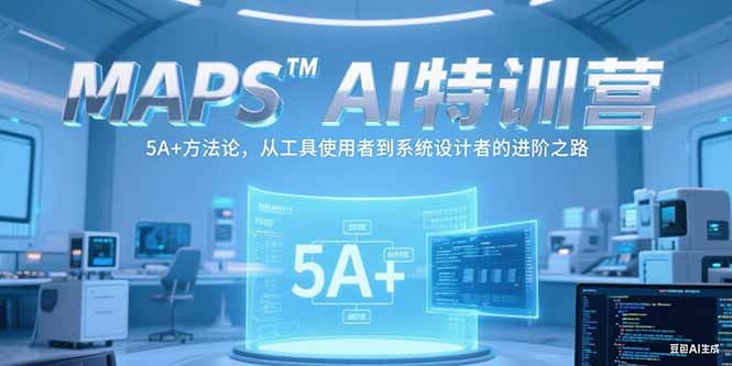 MAPSAI特训营，掌握 5A+方法论，从工具使用者到系统设计者的进阶之路-路子网