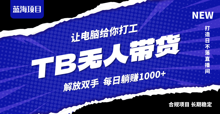 淘宝无人直播最新玩法，不违规不封号，轻松月入3W+-路子网
