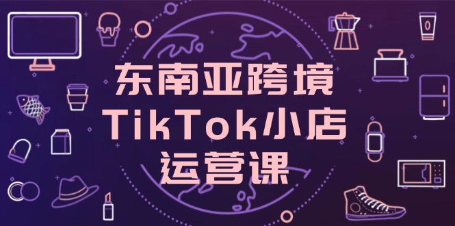 东南亚跨境TikTok小店运营课，掌握店铺设置与流量转化核心技巧-路子网
