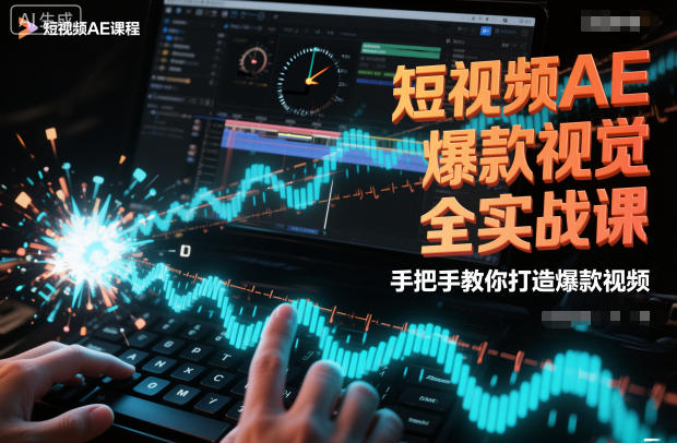 短视频AE爆款视觉全实战课，手把手教你打造爆款视频-路子网