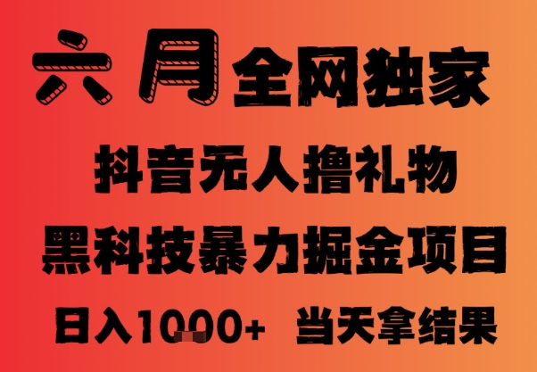 25年6月抖音无人直播最新暴力撸音浪掘金，小白可做，可批量矩阵放大，长期稳定日入1k+【揭秘】-路子网