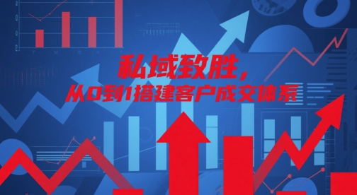 私域致胜，从0到1搭建客户成交体系-路子网