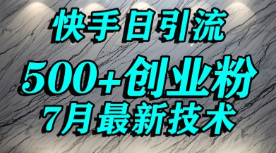 创业粉怎么打？快手精准引流创业粉，宝妈群体日进500+精准流量-路子网