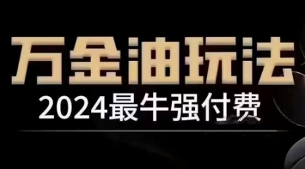 2024最牛强付费，万金油强付费玩法，干货满满，全程实操起飞-路子网
