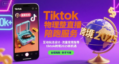 Tiktok物理整蛊直播陪跑服务-tiktok跨境2025-路子网