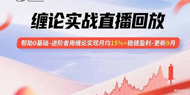 缠论实战直播回放：帮助0基础-进阶者用缠论实现月均15%+稳健盈利-更新9月-路子网