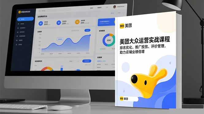 美团大众运营实战课程,排名优化、推广投放、评价管理,助力店铺业绩倍增-路子网
