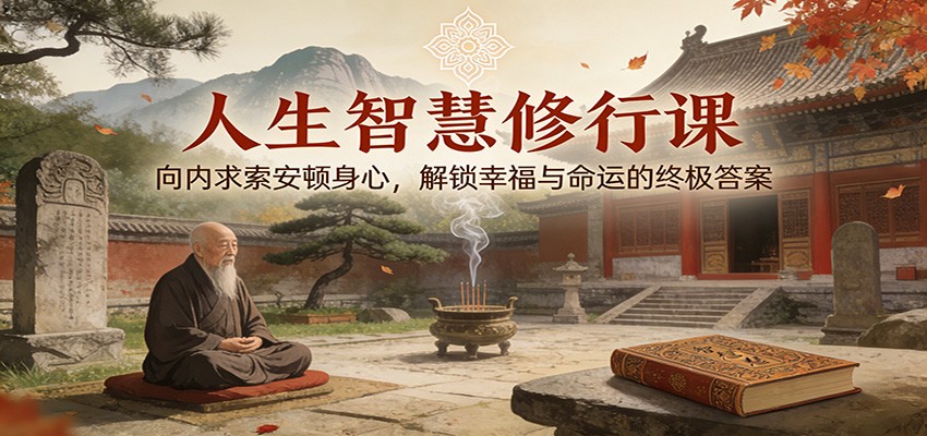 人生智慧修行课：向内求索安顿身心，解锁幸福与命运的终极答案-路子网