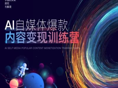 AI自媒体爆款内容变现训练营，20%底层逻辑，60%实操方法，20%案例拆解(即学即用)-路子网