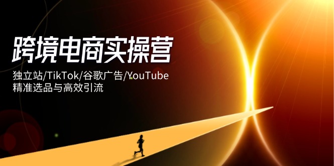 跨境电商实操营：独立站/TikTok/谷歌广告/YouTube，精准选品与高效引流-路子网