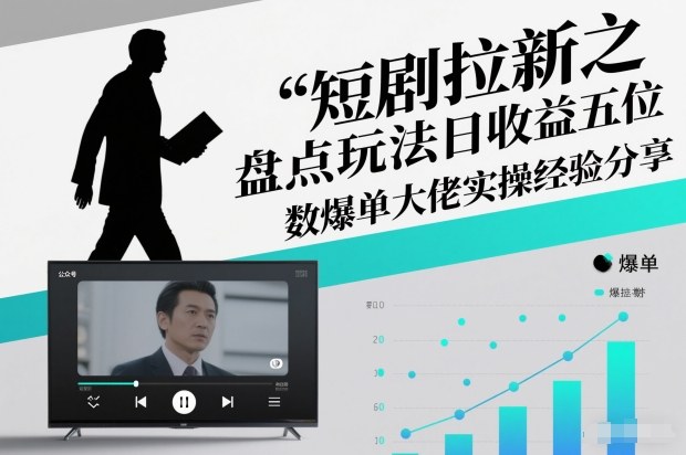 短剧拉新之盘点玩法日收益五位数爆单大佬实操经验分享-路子网