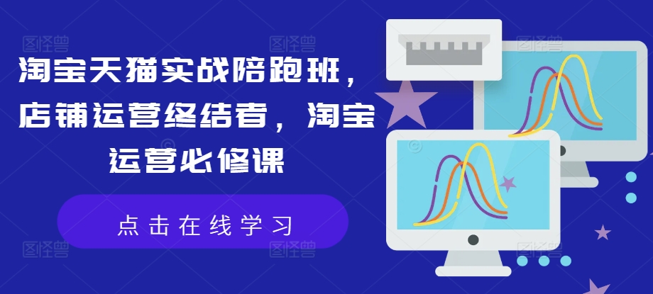 淘宝天猫实战陪跑班，店铺运营终结者，淘宝运营必修课-路子网