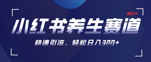 AI+可画生成小红书养生作品，新手暴力起号，矩阵操作，轻松日入3张+-路子网