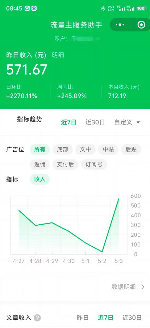 最新公众号托管躺赚项目，操作简单，只需复制粘贴，小白每天花五分钟，…-路子网