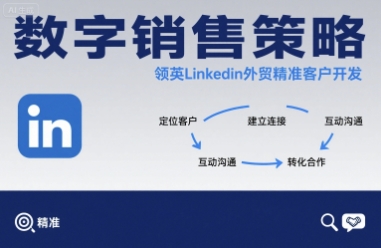 数字销售策略领英LinkedIn外贸精准客户开发-路子网