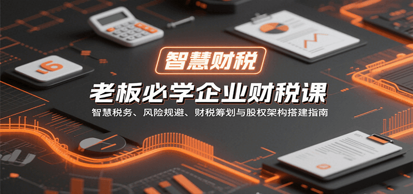 老板必学企业财税课：智慧税务、风险规避、财税筹划与股权架构搭建指南-路子网