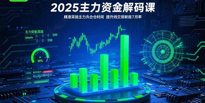 2025主力资金解码课：精准捕捉主力建仓时机，提升短线交易胜率(更新7月-路子网