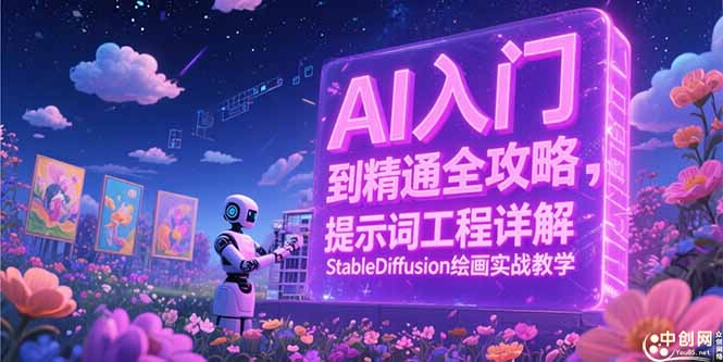 AI入门到精通全攻略，提示词工程详解，StableDiffusion绘画实战教学-路子网