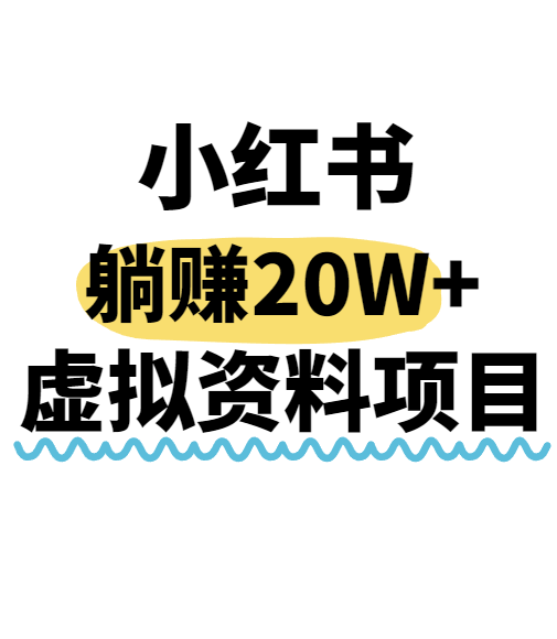 小红书操作虚拟资料，搬运工模式躺挣20W+，互联网的低成本路子！-路子网