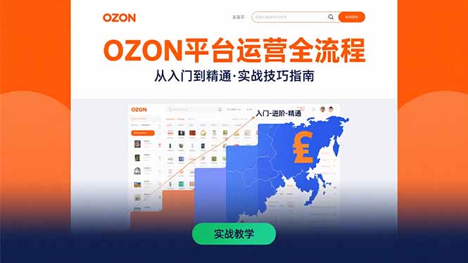 OZON平台运营全流程：快速掌握OZON从入门到精通的实战技巧-路子网