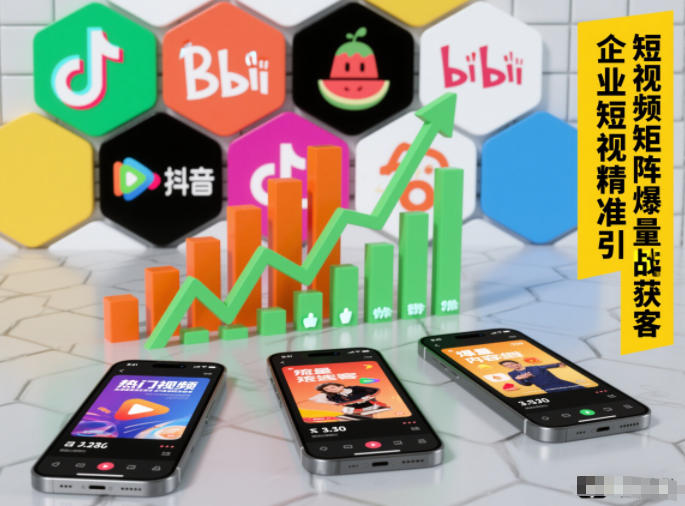企业短视频精准引流矩阵获客，短视频矩阵爆量战法-路子网