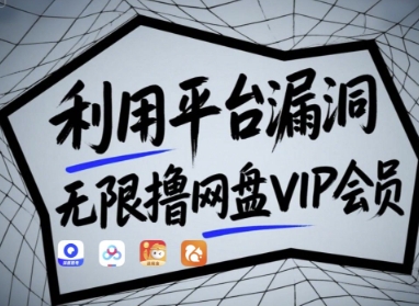 利用平台漏洞，无限撸网盘VIP会员，用户亲测有效!【漏洞原理+操作演示】-路子网