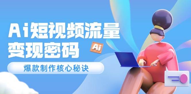 Ai短视频流量密码，爆款制作核心秘诀，120万案例深度解析-路子网