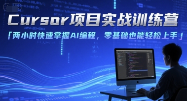 Cursor项目实战训练营，两小时快速掌握AI编程，零基础也能轻松上手-路子网