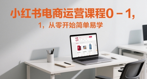 小红书电商运营课程0-1，从零开始简单易学-路子网