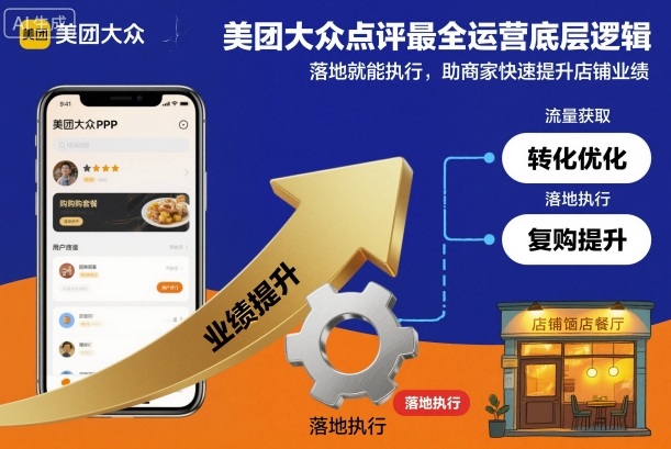 美团大众点评最全运营底层逻辑,落地就能执行,助商家快速提升店铺业绩-路子网