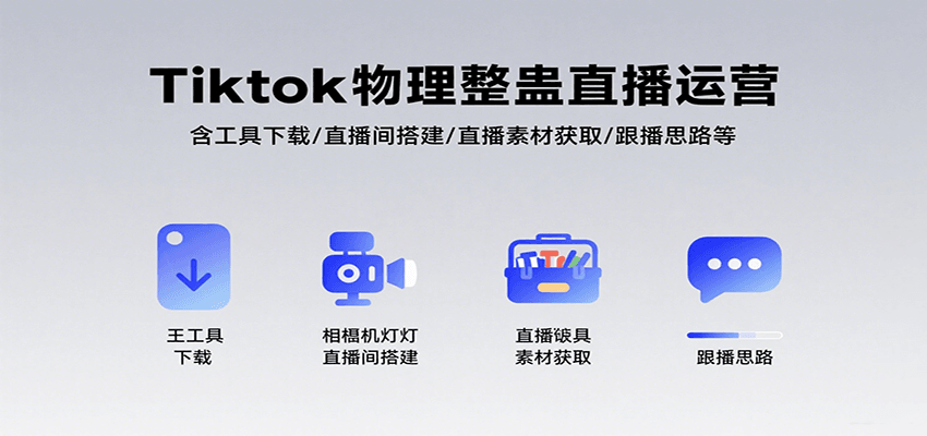 Tiktok物理整蛊直播运营，包含工具下载/直播间搭建/直播素材获取/跟播思路等-路子网