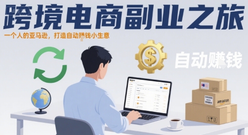 跨境电商副业之旅，一个人的亚马逊，打造自动賺钱小生意-路子网