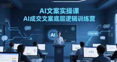 AI文案实操课，AI成交文案底层逻辑训练营-路子网