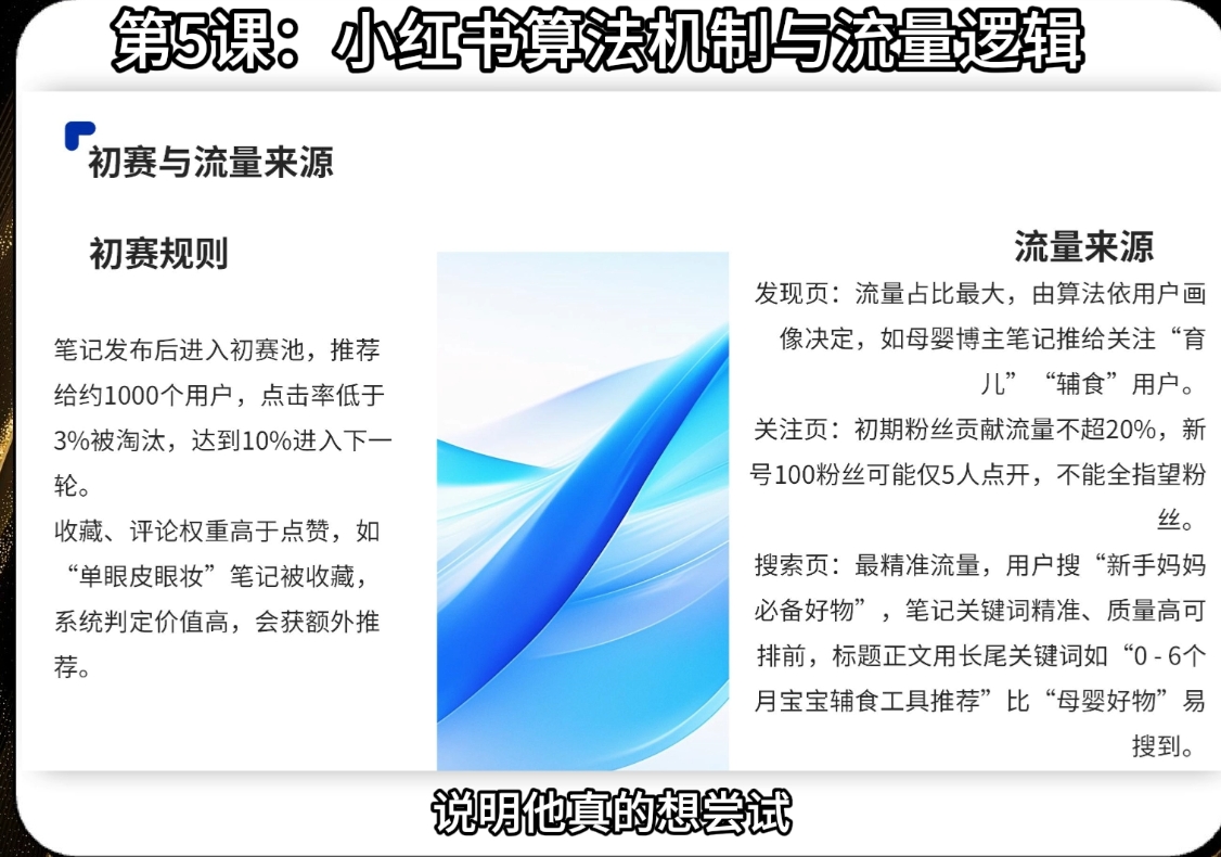 天诺老吴·2025小红书电商全链路运营-路子网
